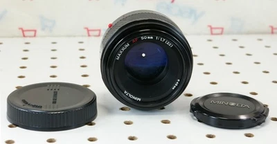 Lente enfoque automático Minolta Maxxum montura A AF 50 mm f 1,7 Sony Alpha *PROBADO* Foto 1 de 4