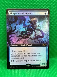 MTG Sleep-Cursed Faerie(Borderless) 0334 Foil - Picture 1 of 6