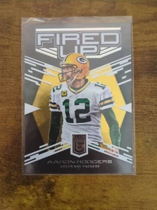 2017 Donruss Elite Fired Up /299 Aaron Rodgers #1 - Picture 1 of 2