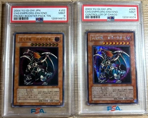Yu-Gi-Oh! Chaos Emperor Dragon Envoy of the Beginning BPT-J02 PSA9 Consecutive - Picture 1 of 16