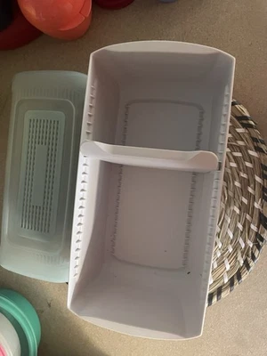 Tupperware Brotbehälter Toastmax Blau Gebraucht  - Bild 1 von 2