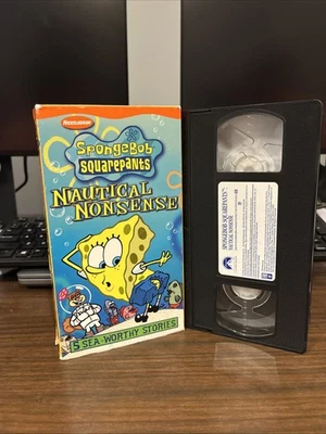 SpongeBob SquarePants Nautical Nonsense VHS (2002) Pre-Owned - Image 1 of 4