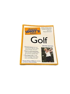 Complete Idiot's Guide to Golf Paperback Michelle McGann Matthew Rudy Second Ed - Imagen 1 de 16
