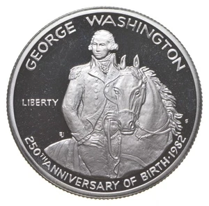 1982-S Proof George Washington 90% Silver Commemorative Half Dollar *1929 - Picture 1 of 3