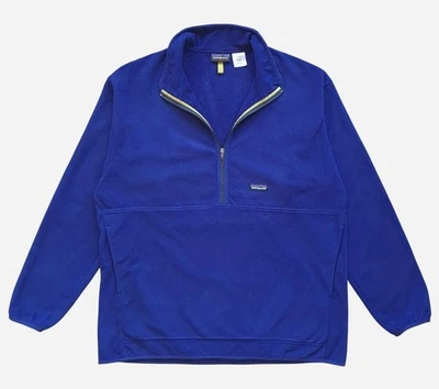 Vintage 90s Patagonia Men's Synchilla  Marsupial 1/2 Zip Fleece Blue Size XXL - Image 1 of 4