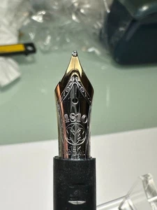 4810 MONTBLANC MEISTERSTUCK 147 FOUNTAIN PEN 14K 585 GOLD NIB OB - Picture 1 of 8