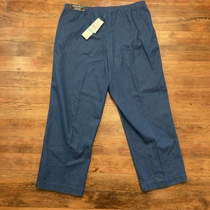 Alfred Dunner Jeanshose Damen 16P blau klassisch elastischer Bund proportioniert neu mit Etikett - Bild 1 von 11