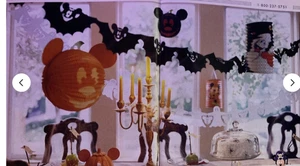VTG Disney Halloween Party in a Box Mickey Mouse Honeycomb + Decorations. - Picture 1 of 3