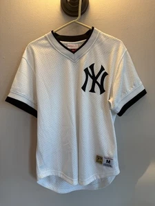 Camiseta Mitchell & Ness New York Yankees Hombre Med Blanca Colección Cooperstown MLB - Imagen 1 de 8