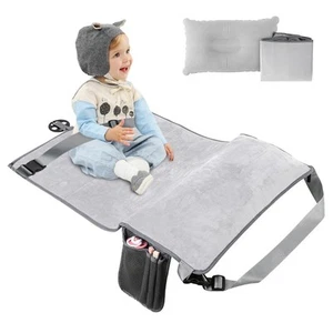Toddler Travel Airplane Bed Kids Airplane Extender Sea, Travel Inflatable Foo... - Picture 1 of 7