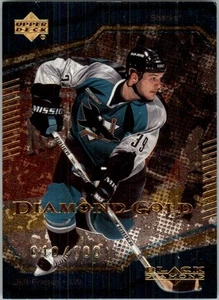 2000-01 Black Diamond Gold #50 Jeff Friesen /100 - Picture 1 of 2