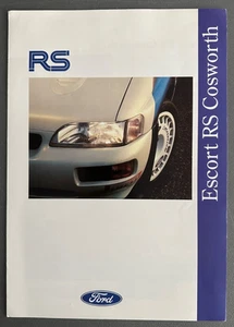 Ford Escort RS Cosworth 1992 Sales Brochure UK Market FA1060 - Picture 1 of 4