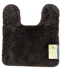 Mohawk Chocolate Bath Contour Toilet Skid Resistant Rug 20 x 24 - Picture 1 of 4