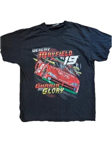 Dodge XL negro 2002 vintage NASCAR Jeremy Mayfield Y2K - Imagen 1 de 5