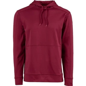BCG Men's PF Long Sleeve Moisture Wicking Pullover Hoodie in Maroon 3XL $25 - Picture 1 of 5