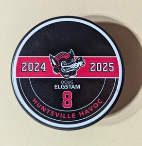 Disco de hockey Huntsville HAVOC 2024-25 Player Puck SPHL 🏒🥅 - Imagen 1 de 2