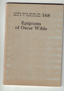 Epigrams of Oscar Wilde Little Blue Book No 168 - Picture 1 of 1