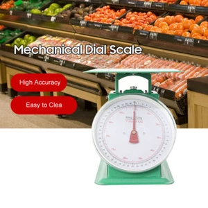 Báscula de pesaje mecánica de alta resistencia 110 lb escala de esfera industrial para mercado de alimentos EE. UU. - Imagen 1 de 12