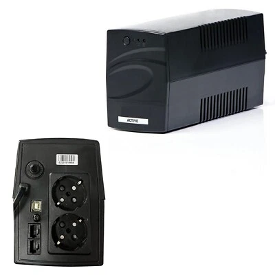 Ups USV Unterspannungsversorgung 1000VA Für Schutz DVR Büro Laptop Sicherung - Bild 1 von 4