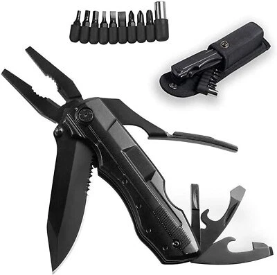 Couteau Suisse Outil Multifonctions de Poche Survie Pince Multifonction 5-en-1  - Photo 1/4