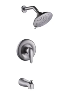 Pressure Balanced Shower Faucet with Rough-in Valve  TrustMade TMSFLYJ-2W01BN - Picture 1 of 5