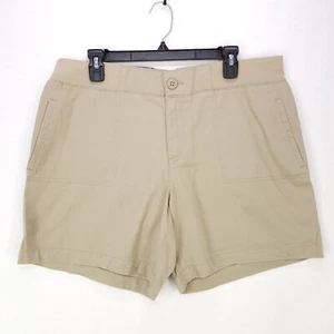 Tommy Hilfiger Shorts Womens 2XL Chino Elastic Waist Comfort Pockets 6" - Picture 1 of 15
