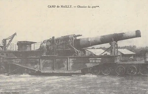 CP Repro 268 Camps de Mailly Obusier de 400 mm  - Picture 1 of 2