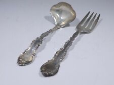 2 GORHAM STRASBOURG STERLING SILVER SERVING PIECES, A FORK AND LADLE 5 TOZ