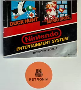 Super Mario Bros / Duck Hunt Nintendo Nes Game Instruction Manual USA Version - Picture 1 of 5