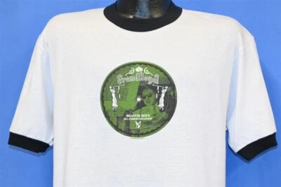 Camiseta vintage años 90 BEASTIE BOYS ILL COMMUNICATION GRAND ROYAL HIP-HOP RINGER L Foto 1 de 4