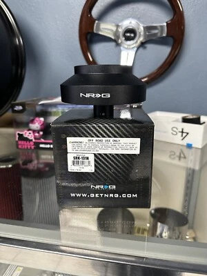 Volante NRG buje corto negro para RSX RL TL Accord Civic CRV CRZ Fit S2000 Foto 1 de 3