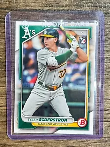 2024 Bowman TYLER SODERSTROM ROOKIE CARD #15 RC Athletics - Picture 1 of 2
