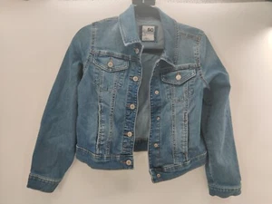 SO Kid's Jean Jacket Med Wash Snap Button Size XL (14/15) - Picture 1 of 7