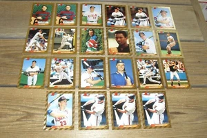 1992 Bowman Topps Gold Foil Border (22 cards) - Inaugural Bowman Set - NrMint - Picture 1 of 8