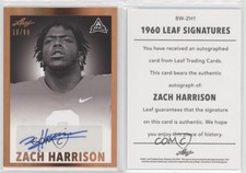 2021 Leaf Memories 1960 Base Bronze Spectrum /99 Zach Harrison #BW-ZH1 Auto