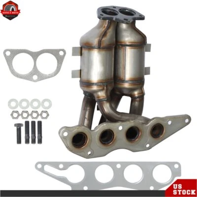 Convertidor catalítico colector de escape delantero para Mitsubishi Eclipse 2006-2012 2,4 L Foto 1 de 4