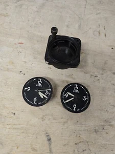 Waltham Watch 8 Days Clock AN-5743-L2 Navy Aviation Aircraft - Picture 1 of 7