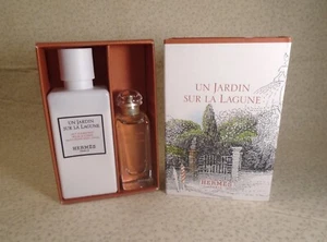 2 PC SET Hermes UN JARDIN SUR LA LAGUNE EDT .25oz. & LOTION 1.35oz.- Boxed - Picture 1 of 1
