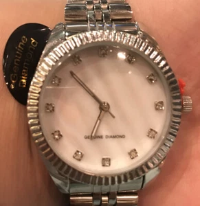 Ladies Fashion Genuine Diamond Watch (item 74) - Picture 1 of 3