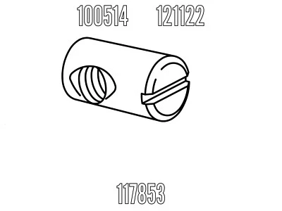 4 Ikea Cross Dowel Nut Sleeve 100514 , 121122 , 117853 - Image 1 of 3