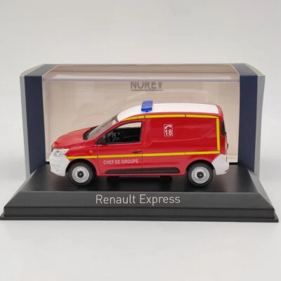 1/43 Norev Renault Express Pompier Chef de Groupe 2021 Diecast Models Car Gift - Immagine 1 di 4