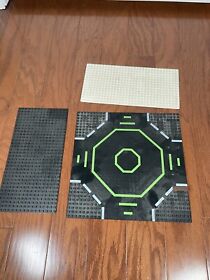 Lego Space Landing Pad Vintage Blacktron Baseplate