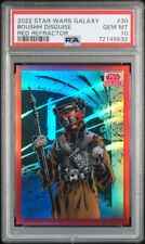 2022 Topps Chrome Star Wars Galaxy 30 Boushh Disguise RED Refractor 4/5 PSA 10