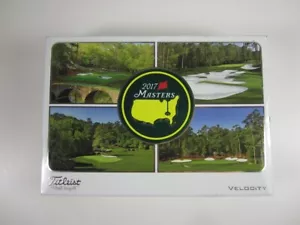 New 2017 Masters Golf Balls One Dozen (12) Titleist Velocity Golf Tournament - Picture 1 of 6