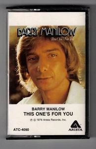BARRY MANILOW This One's For You [1976] Cassette Tape (Weekend In New England) - Picture 1 of 6