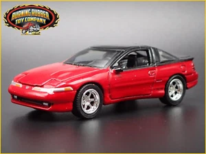 1990-1994 EAGLE TALON TSi RED 1:64 SCALE COLLECTIBLE DIORAMA DIECAST MODEL CAR - Picture 1 of 8