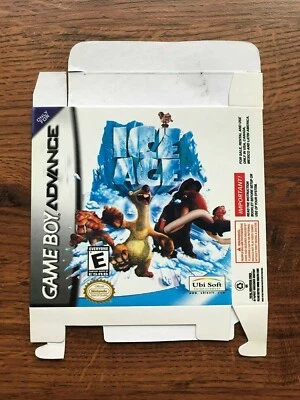 Ice Age Gameboy Advance Game Boy Empty Box Only  - Image 1 of 2