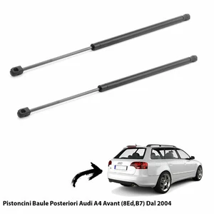 2 MOLLE A GAS PISTONI PISTONCINI PORTELLONE BAGAGLI AUDI A4 AVANT (8ED,B7) 2004 - Foto 1 di 1