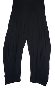 Pantaloni SUNLIGHT Paris KORO elasticizzati Airy Lagenlook - taglia M neri - Foto 1 di 4