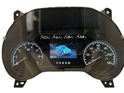 Speedometer Instrument Cluster 2021 Ford F150 4" Screen Dash Gauges 62,503 Miles - Image 1 of 3
